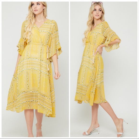 The Country Bohemian Vintage Style Dress - Picture 7 of 8